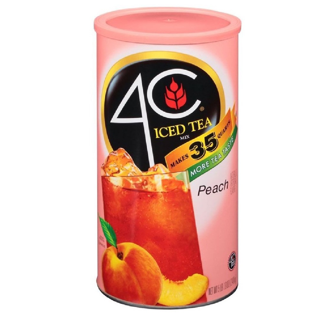 Mezcla De Té Frío 4C Sabor a Durazno, 2.34Kg