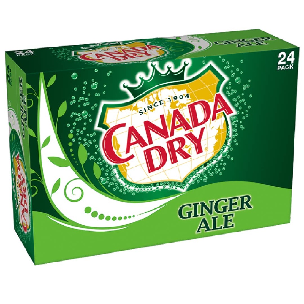 Refresco Ginger Ale Canada Dry 24 Pack / 355 ML