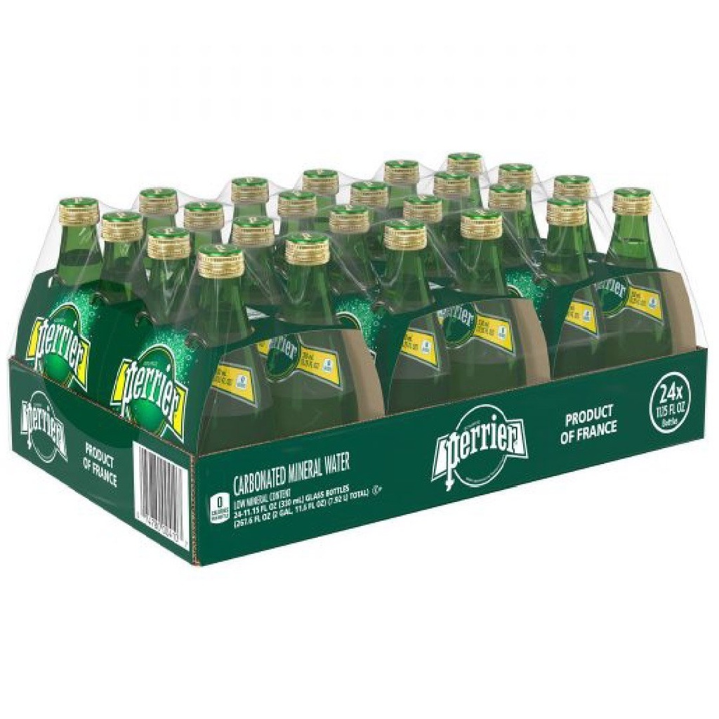 Agua Gasificada Perrier Original 24 Pack / 330ml