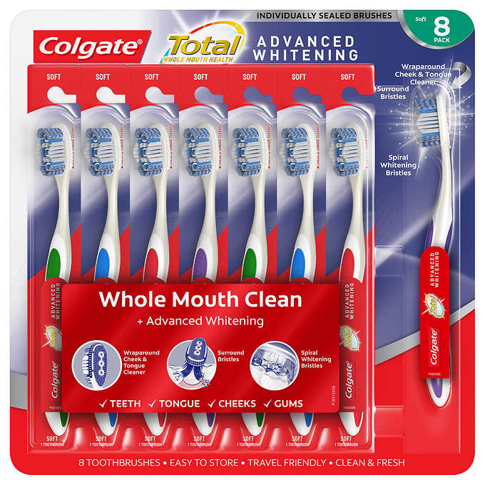 Cepillo De Dientes Colgate Advanced 8 Pack.
