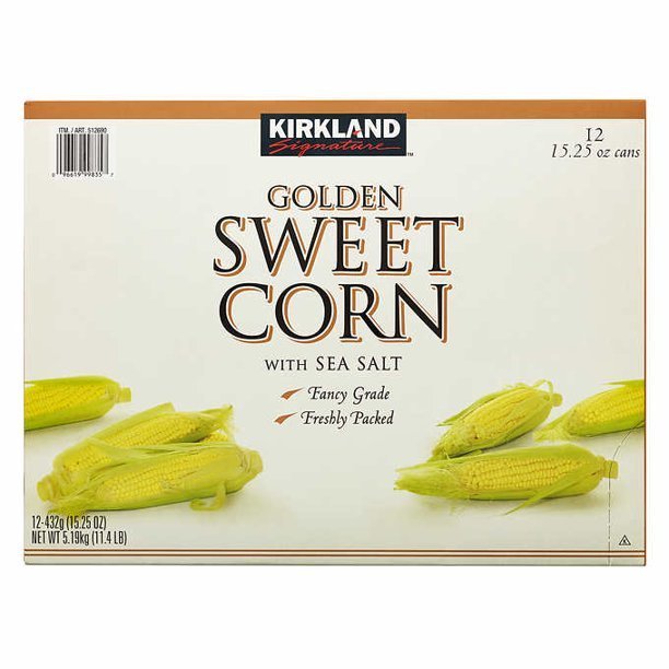 Maiz Dulce en Lata Kirkland 12 Pack / 432g