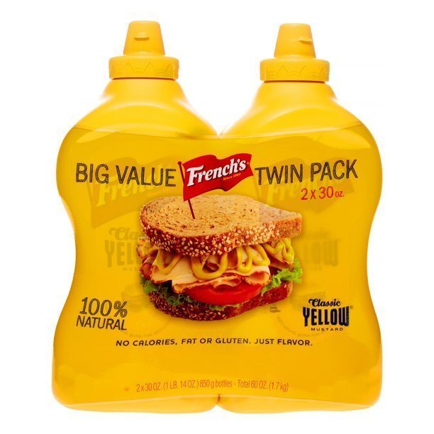 Mostaza French's 100% Natural 2 Pack / 850g