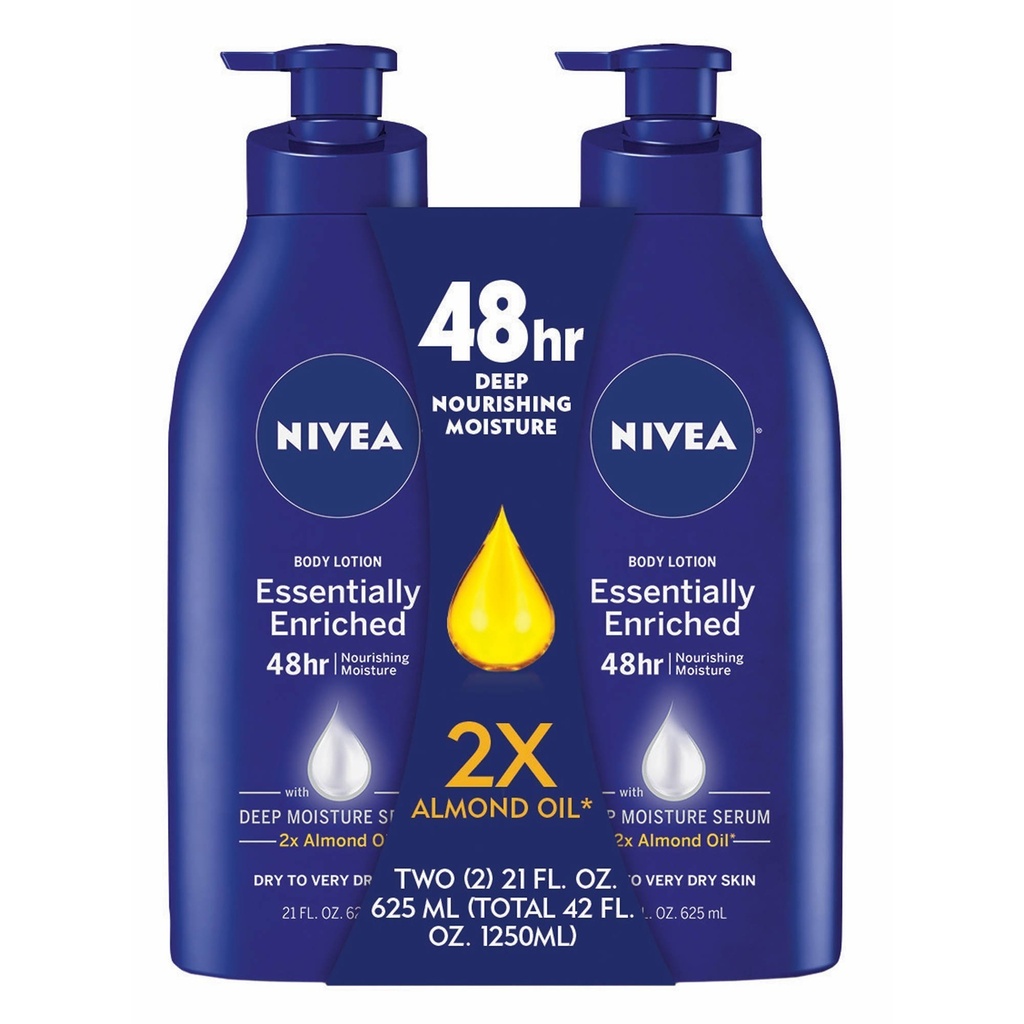 Crema Humectante Nivea 2 Pack / 625ml