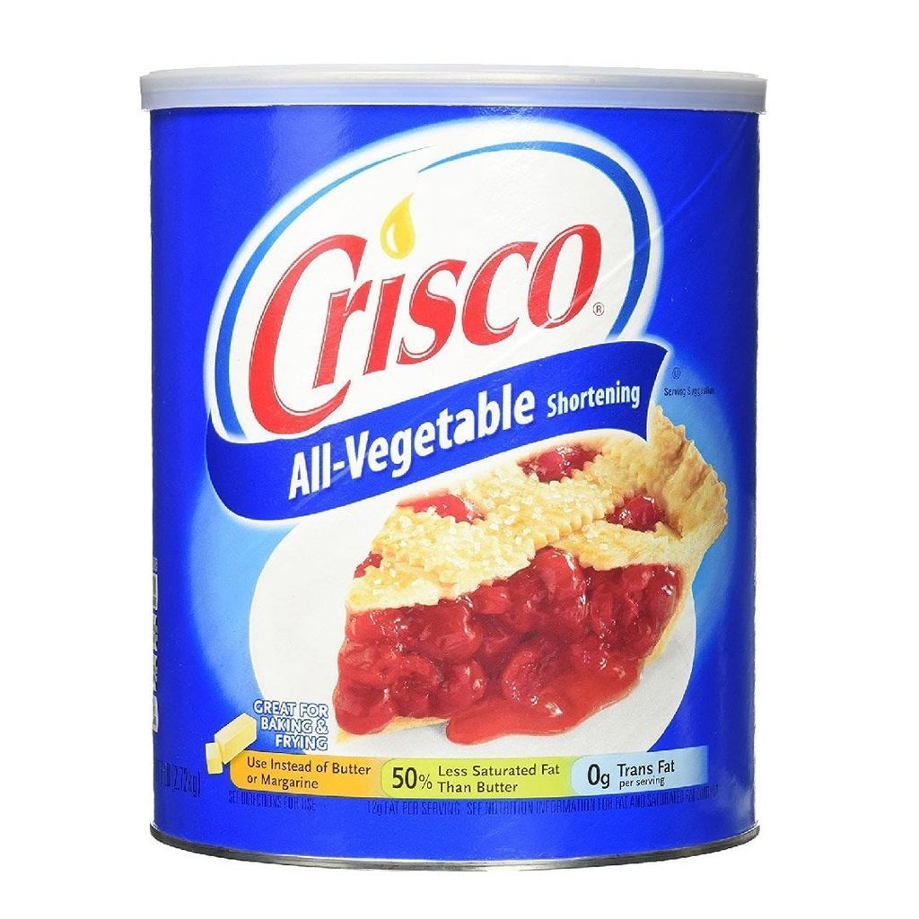 Manteca Vegetal Crisco, 2.72Kg