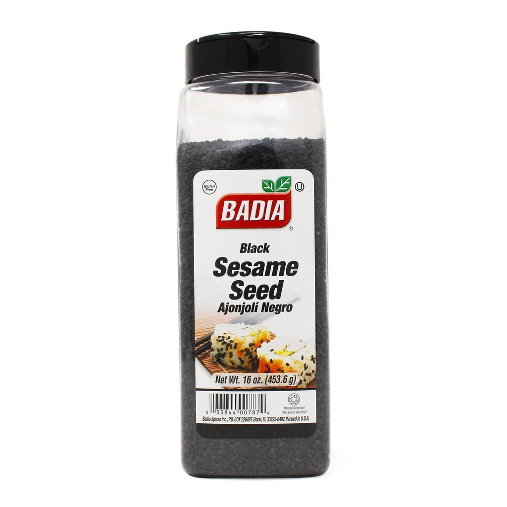 Condimento Badia Semillas de Ajonjoli Negras, 453g