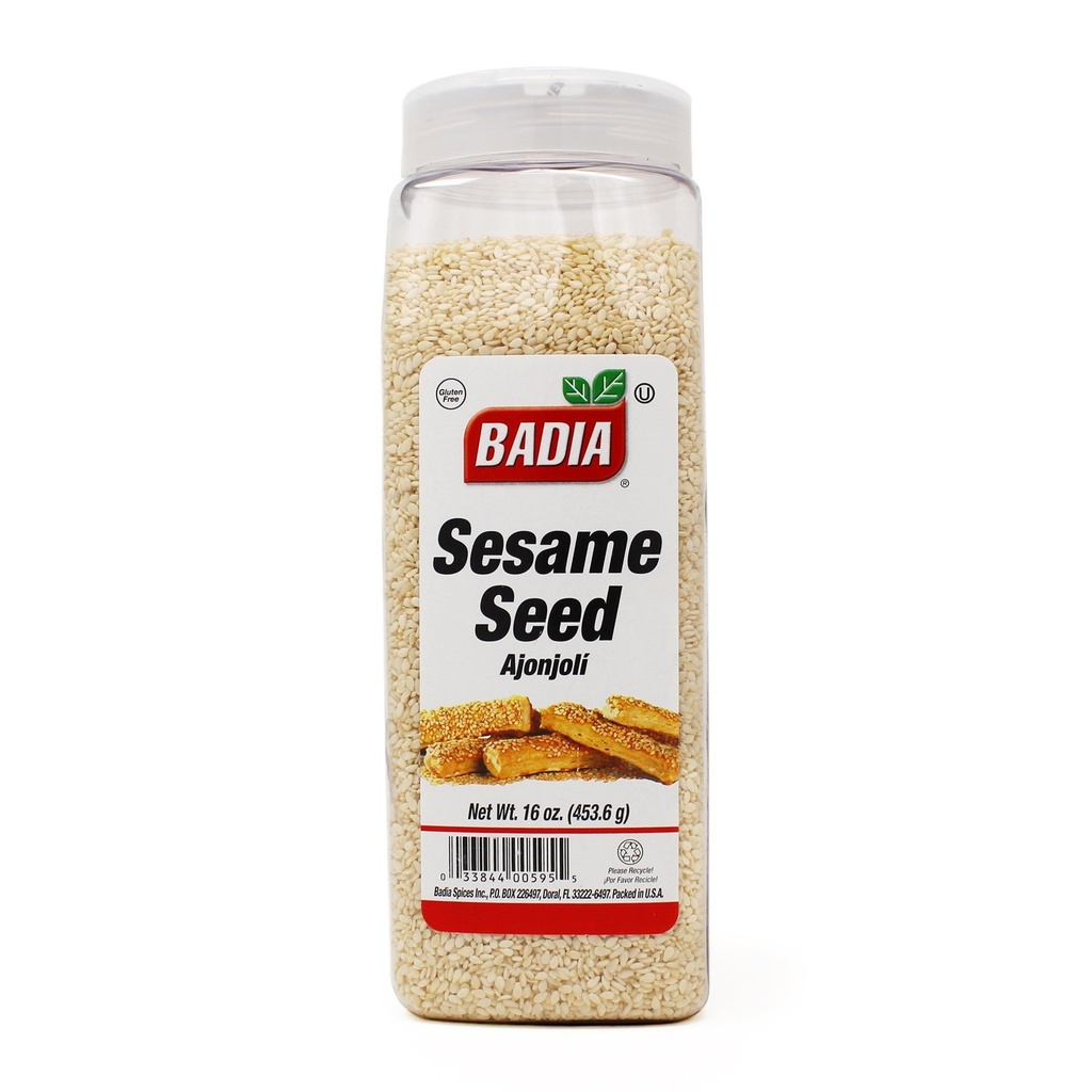 Condimento Badia Semillas De Ajonjoli Blanco, 453g