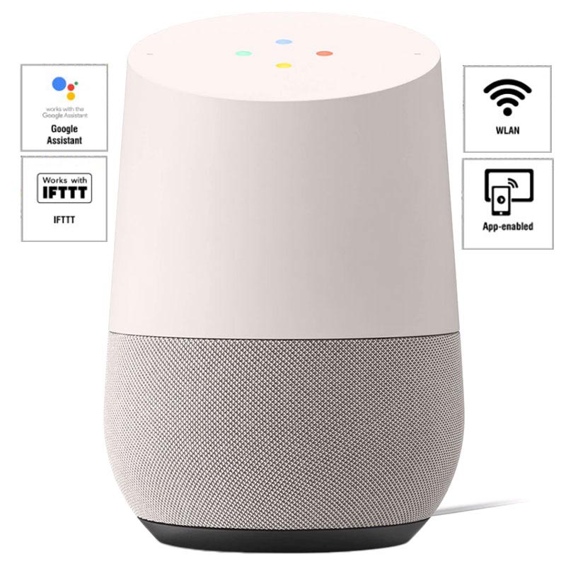 Asistente de Audio Inalámbrico Google Home, Blanco Gris