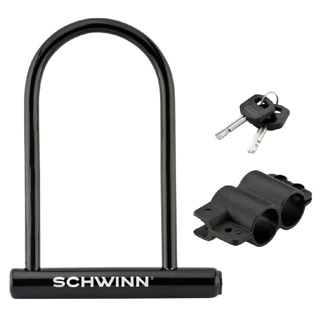 Candado Para Bicicleta Con Barra de Acero en U Con Llaves de Schwinn