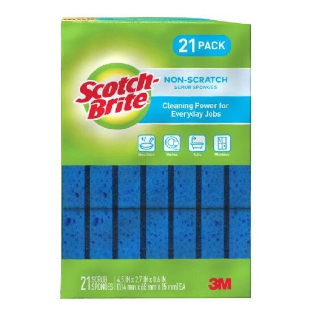 Esponjas Para Fregar Anti-Rayas Scotch-Brite / 21 Pack