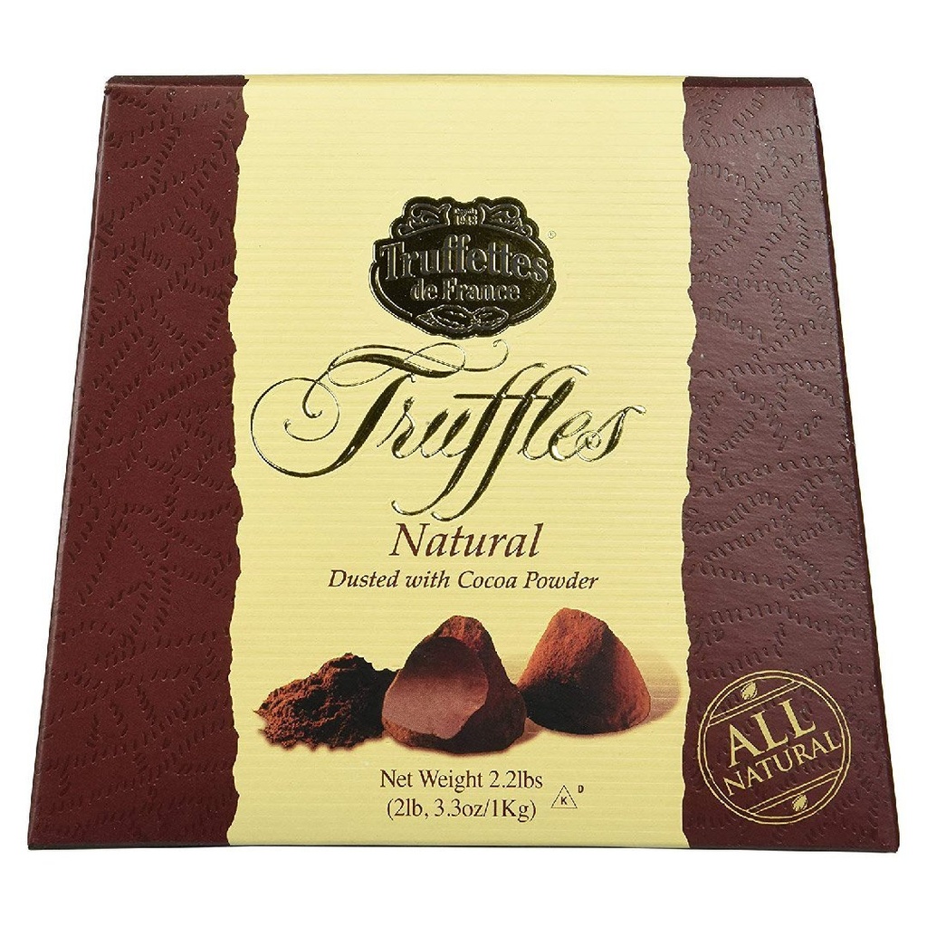 Trufas Naturales De Chocmod, 1Kg / 2 Pack