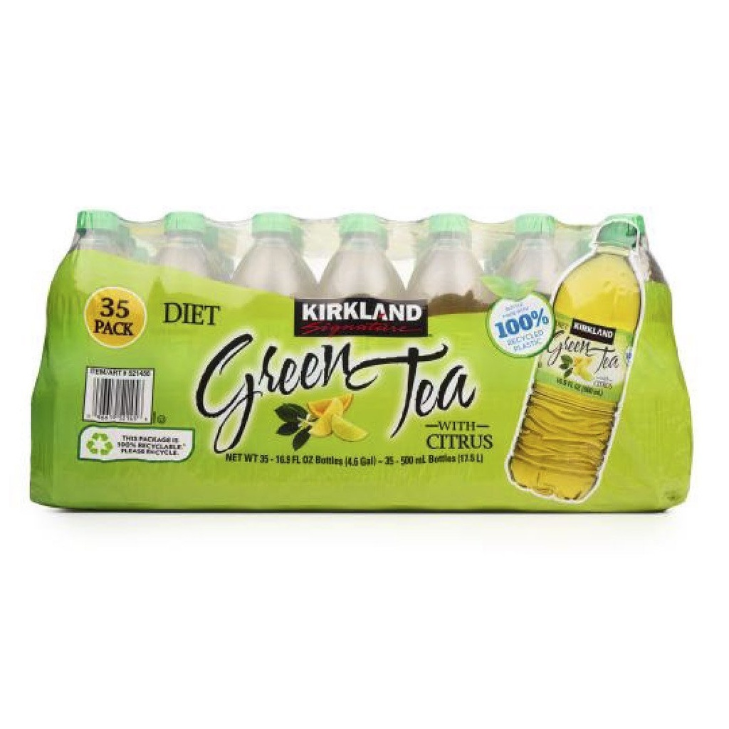 Té Verde Dietético Kirkland, 35 Pack / 500ml