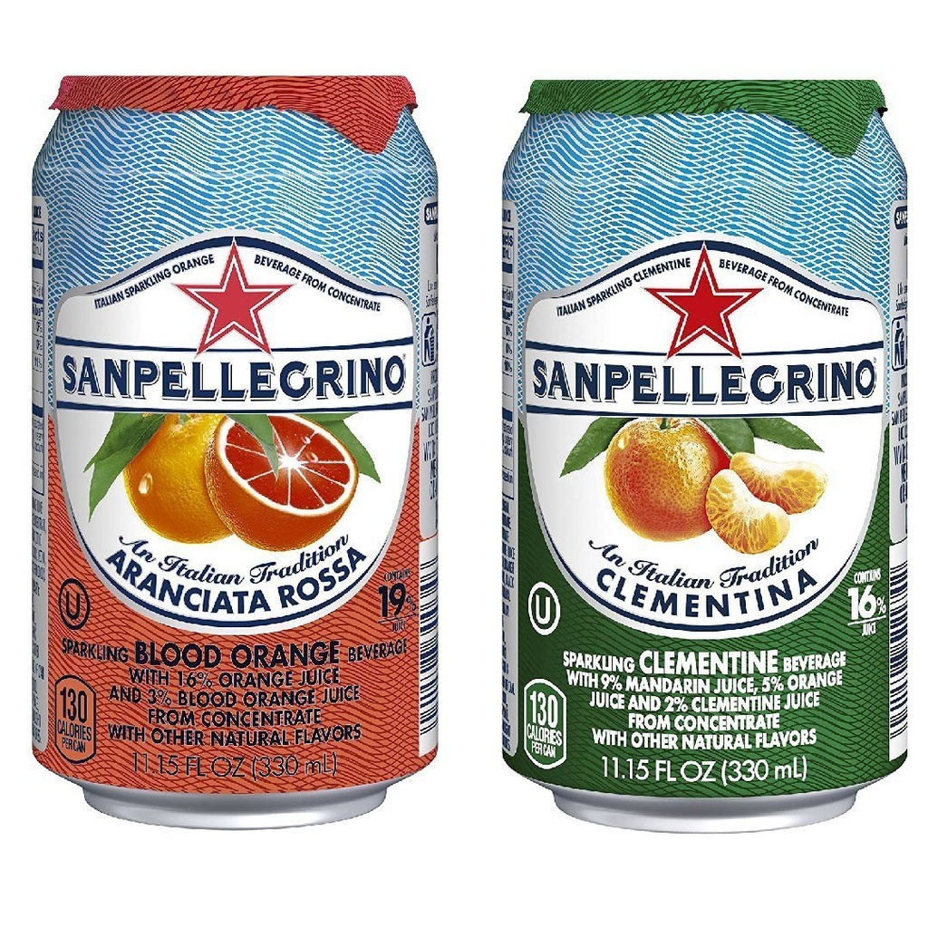 Agua Sanpellegrino Sabores Variados, 24 Pack / 330ml