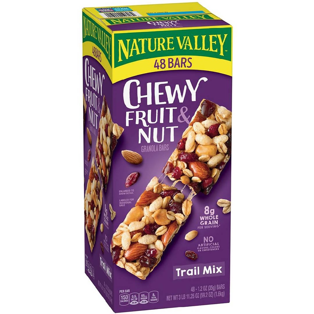 Barras De Frutos Secos Chewy Trail Mix, Nature Valley / 48 Pack