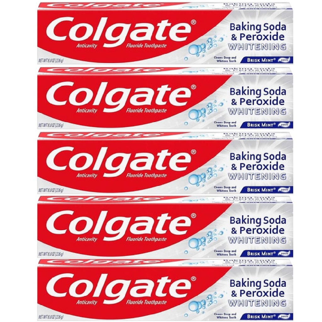Pasta Dental Colgate Whitening, 5 Pack / 226g