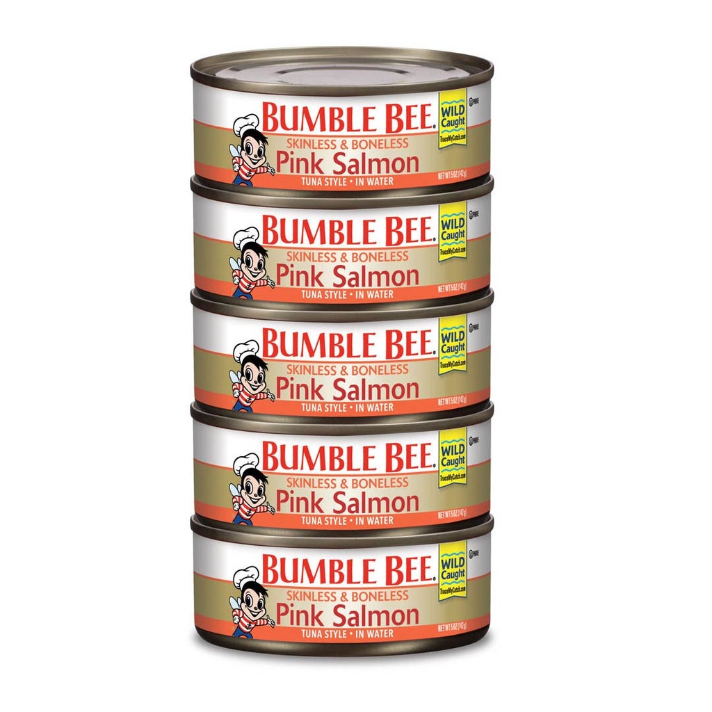 Salmón Rosado En Agua Bumble Bee, 142g / 5 Pack