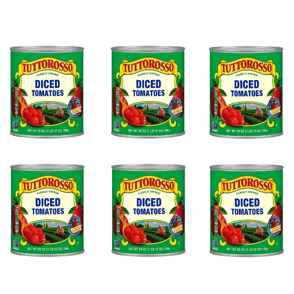 Tomate En Trozos Tuttorosso, 794g / 6 Pack