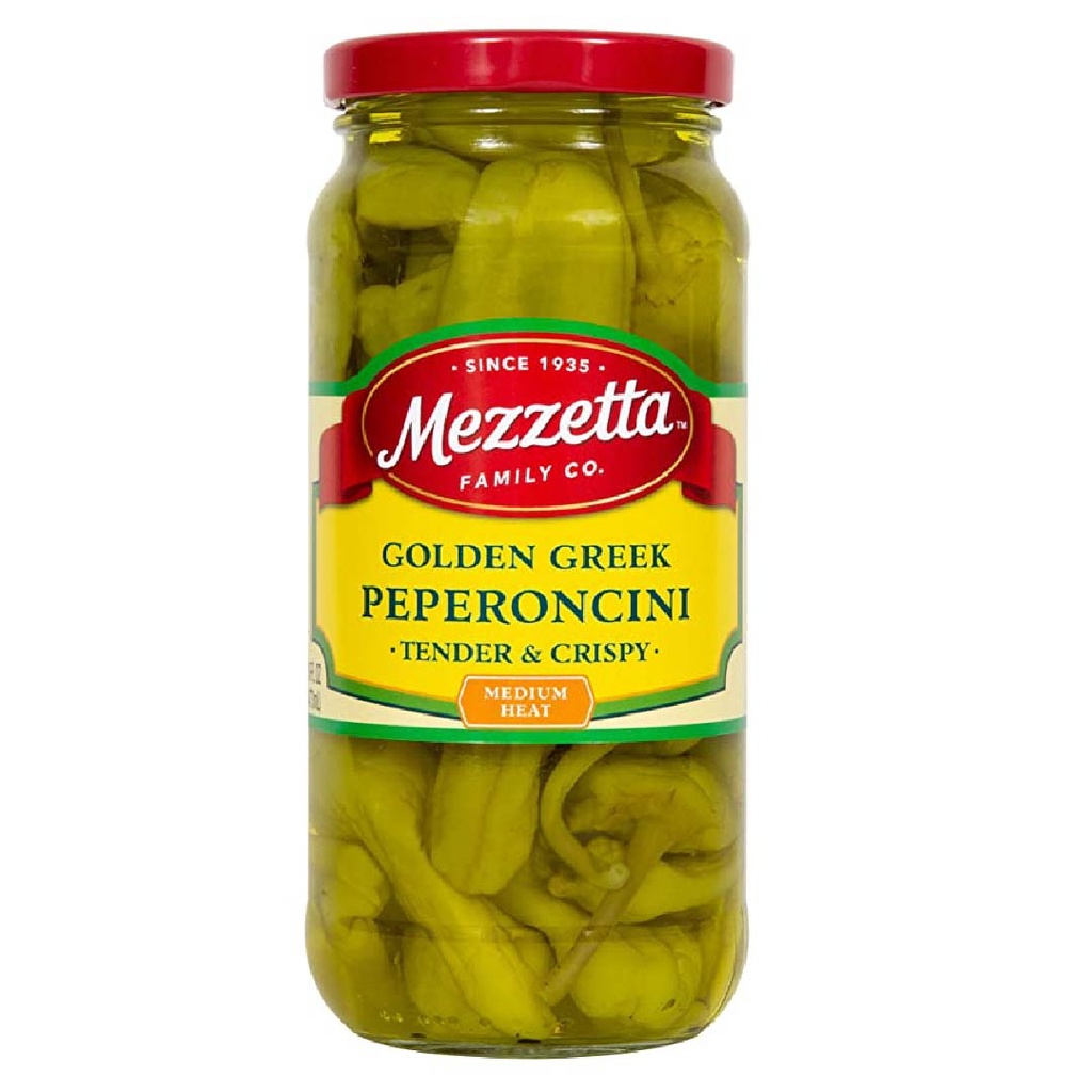 Peperoncini Griego Dorado, Mezzetta / 473 mL