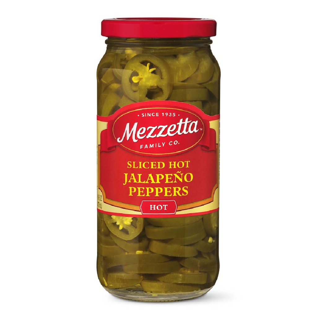 Jalapeño Rebanado Hot, Mezzetta / 473 mL