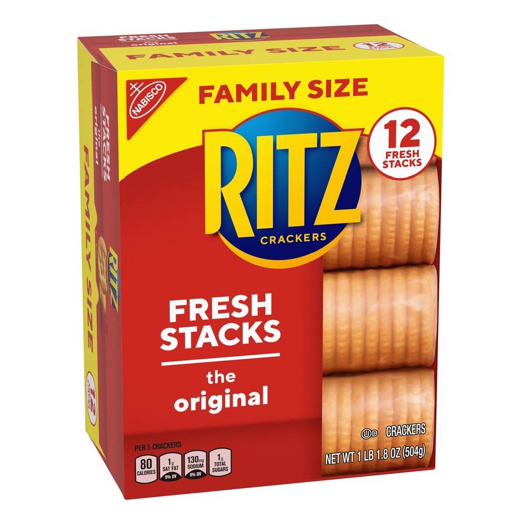 Galletas Saladas Ritz, Nabisco / 12 Pack / 504g