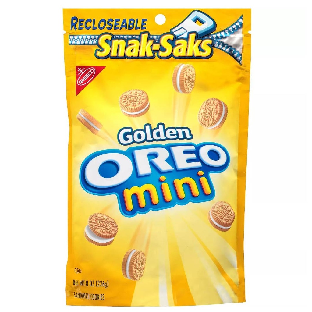 Mini Galletas Oreo Golden, 226g