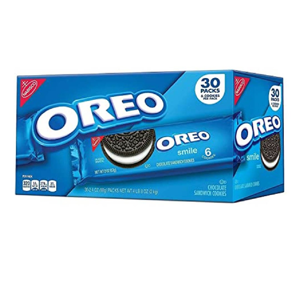Galletas Oreo Smile, 30 Pack / 68g