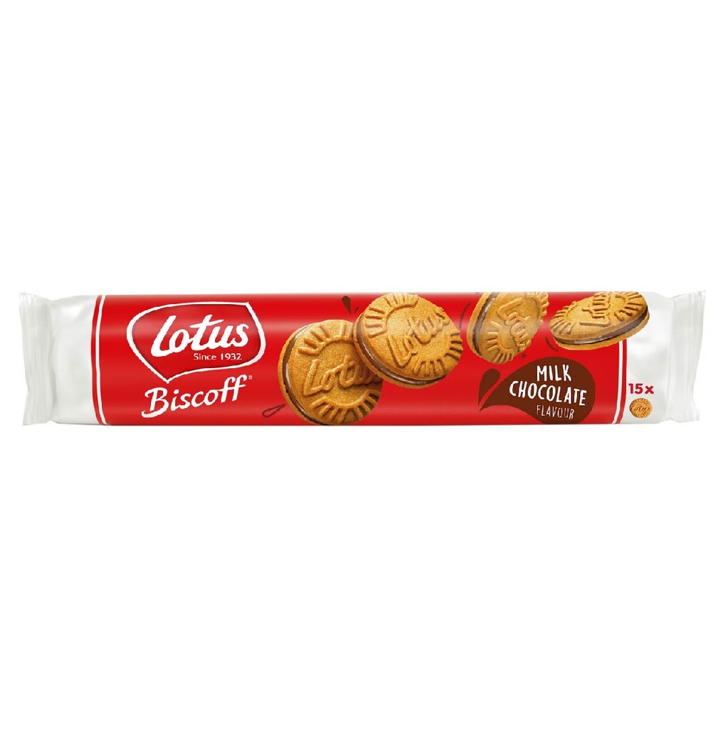 Galletas Lotus Biscoff - Milk Chocolate / 15 Und