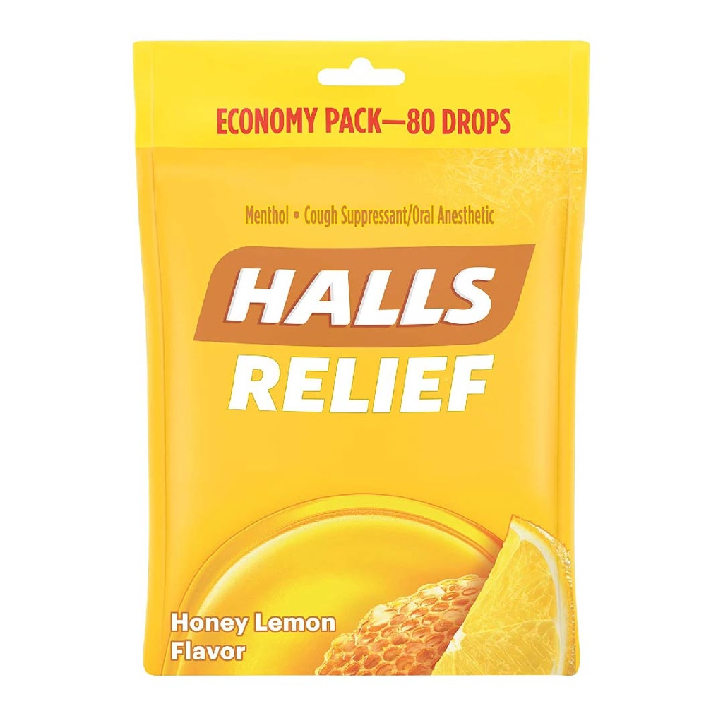 Halls Honey Lemon, 30 Pack