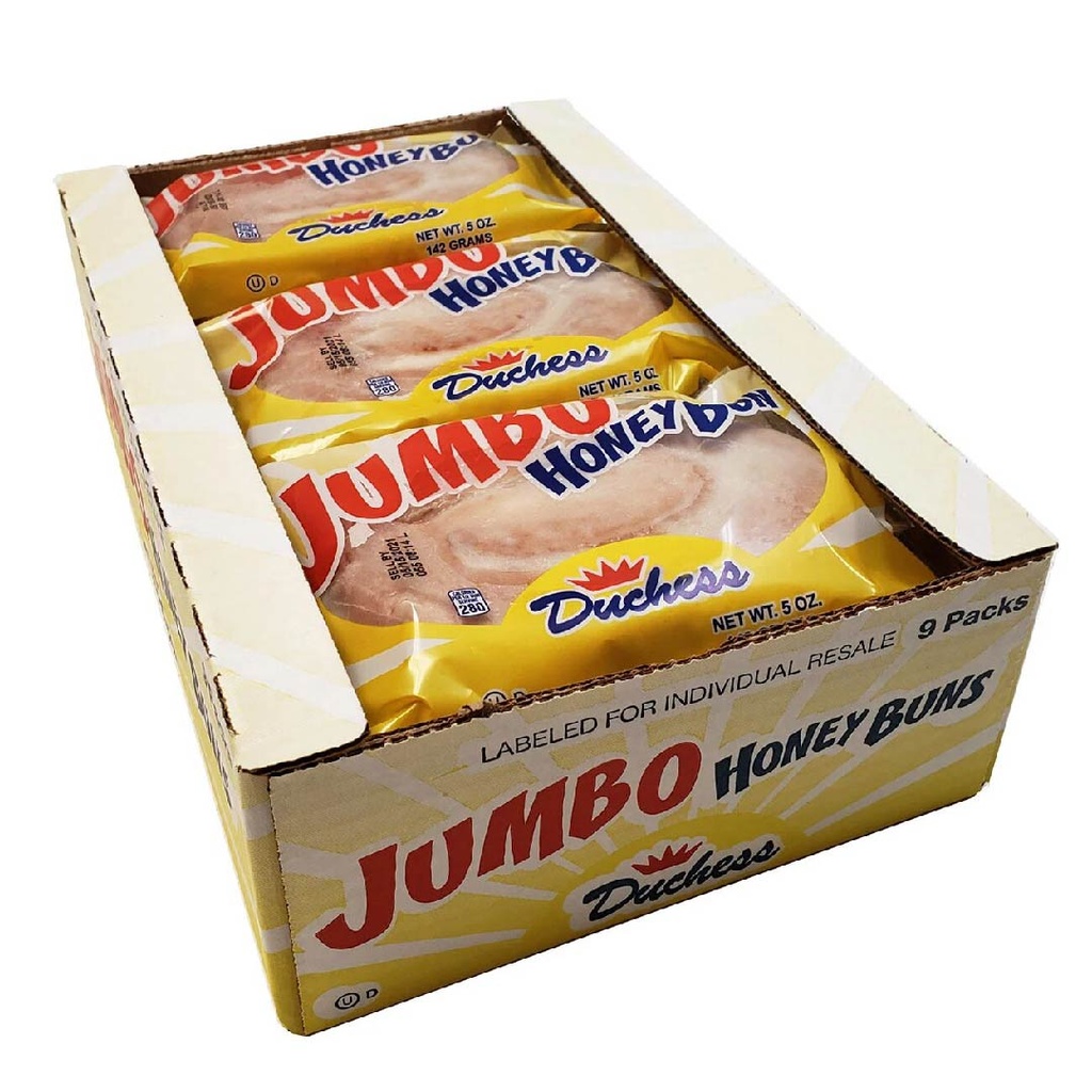 Ponqués Jumbo De Miel Glaseados, Duchess / 9 pack