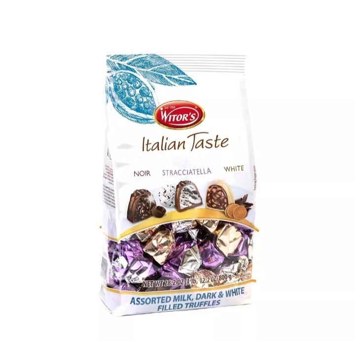 Bombones Sabor Italiano De Chocolate Negro - Stracciatella - Chocolate Blanco, Witor's / 700g