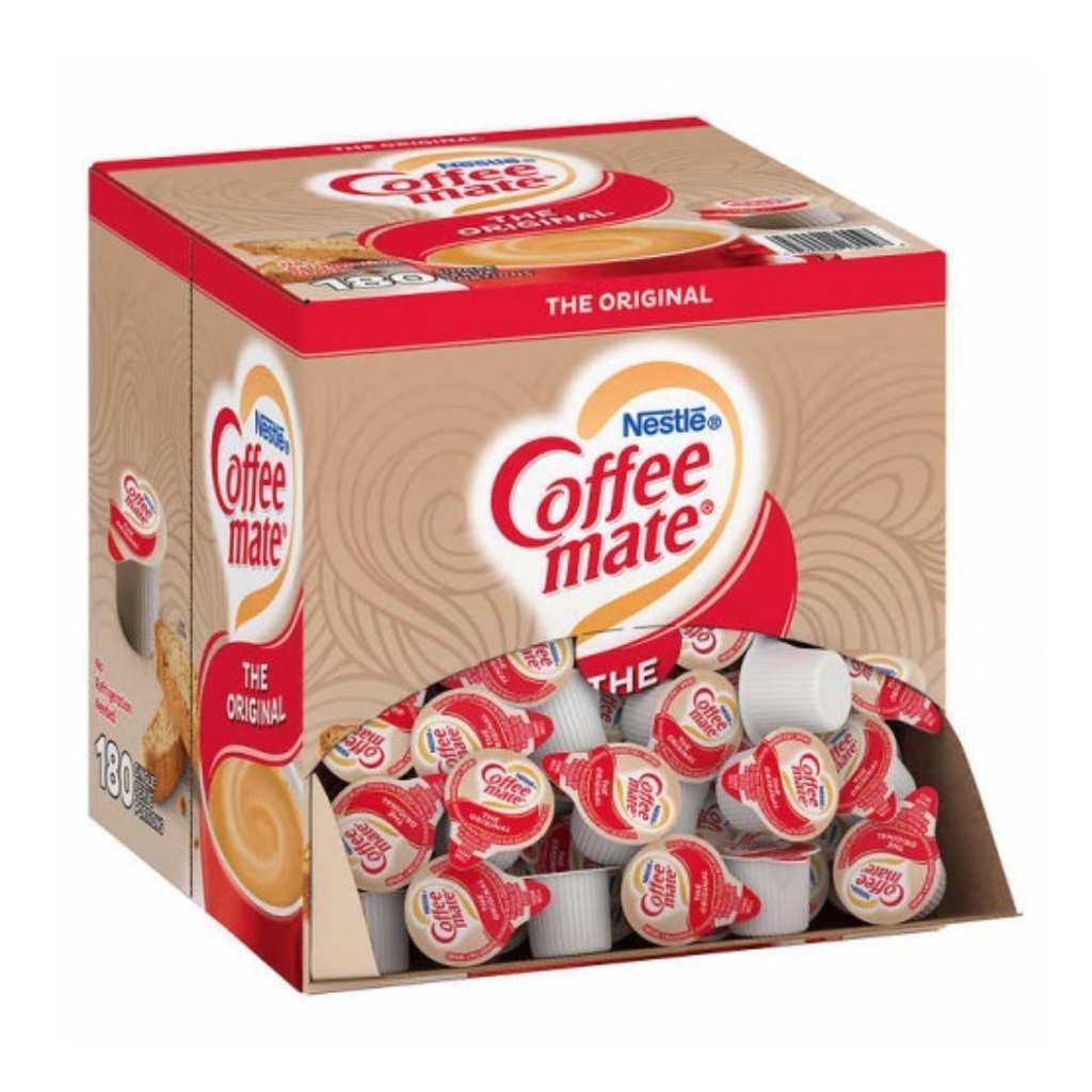 Capsulas De Crema De Leche Liquida Sabor Original Coffee-Mate, Nestlé / 180 Pack / 11 mL