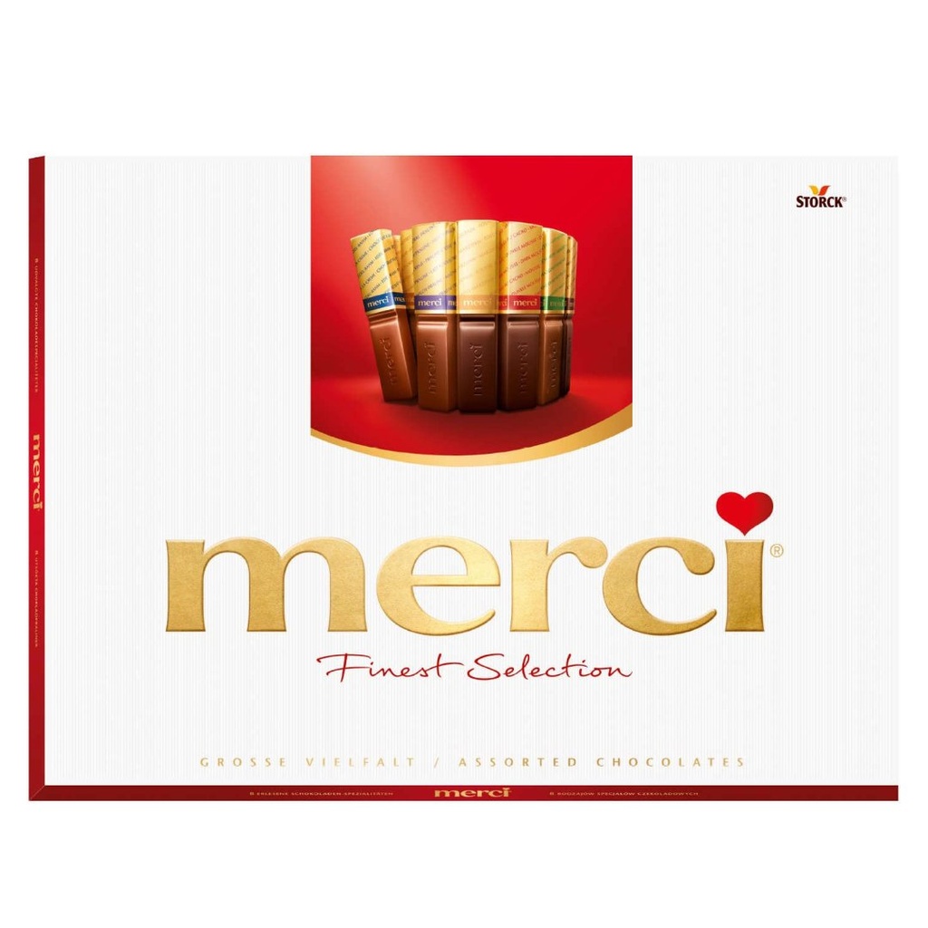 Bombones De Chocolate Europeo Merci, 54 Pack / 675g