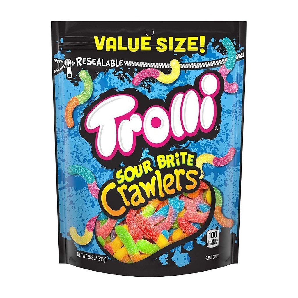 Gomitas Sour Brite Crawlers Trolli, 255g