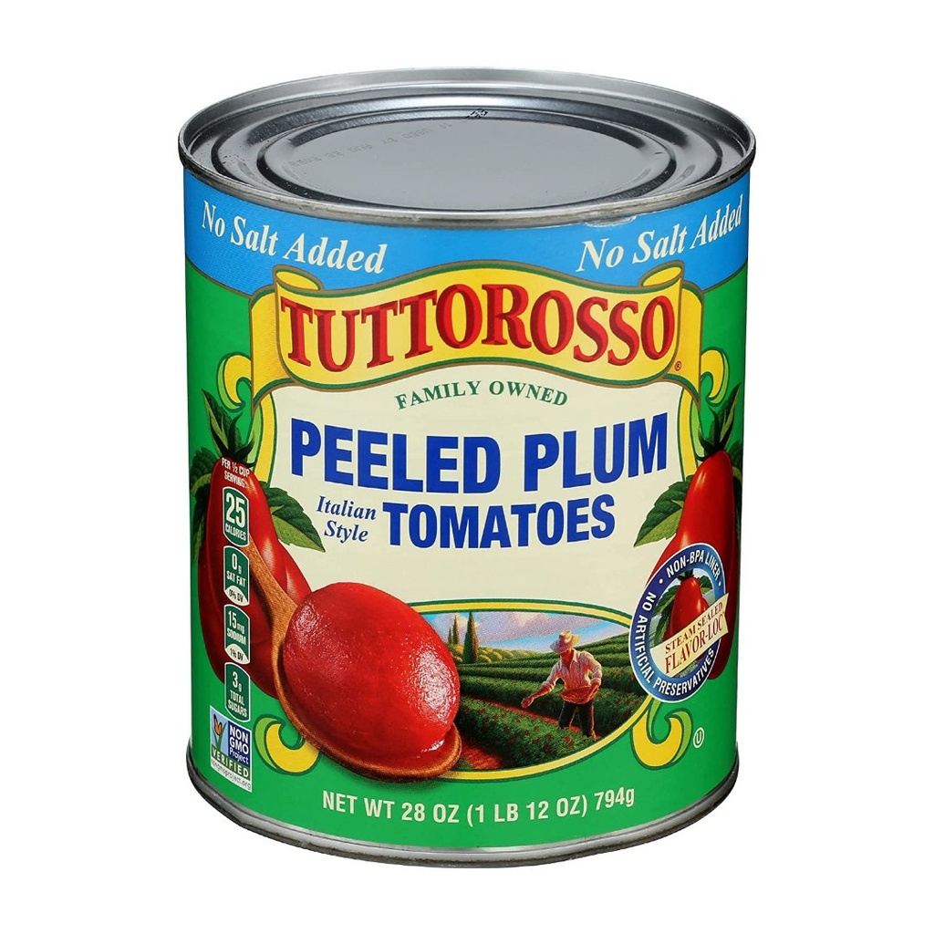 Tomates Pelados Sin Sal, Tuttorosso / 794g
