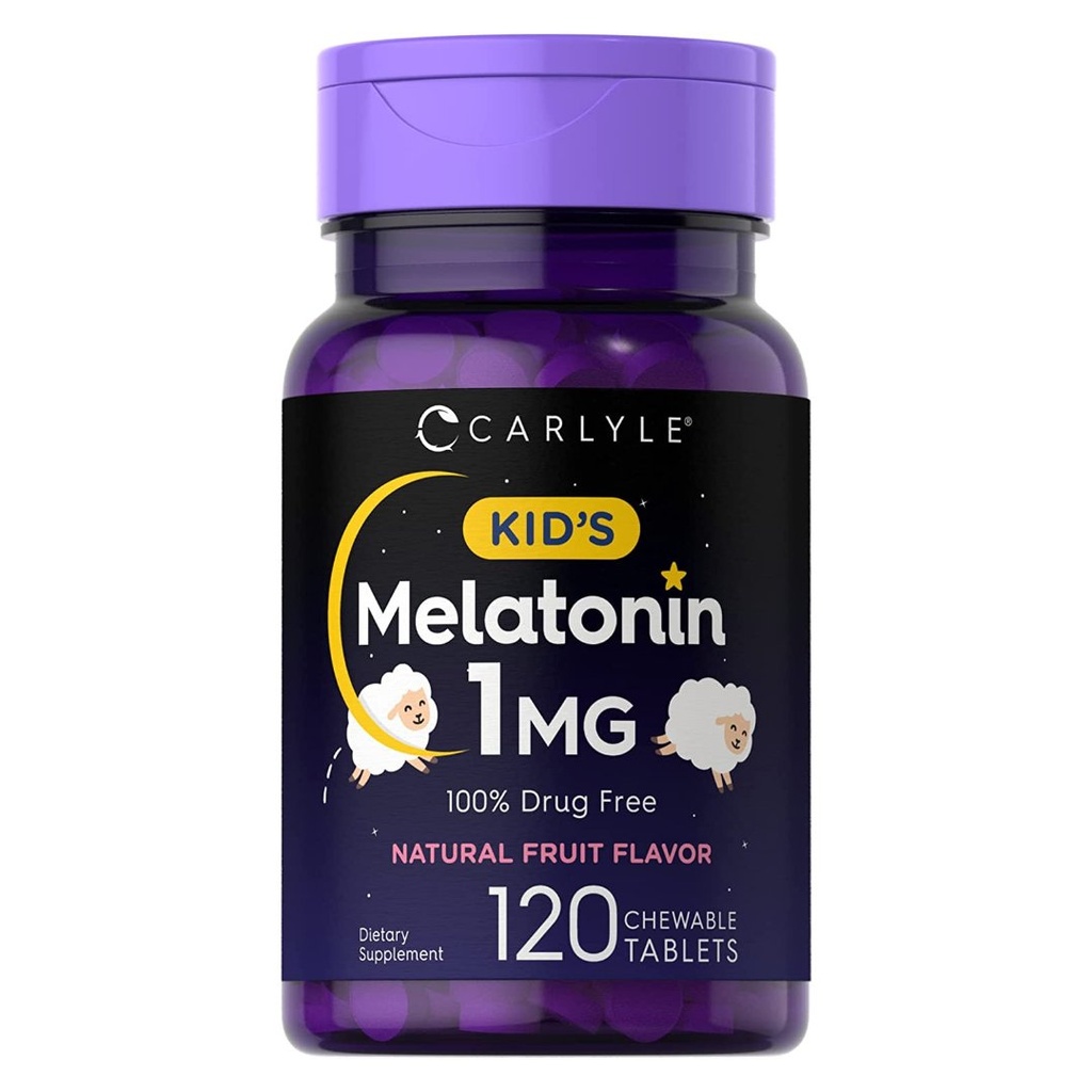 Melatonina Kids 1mg / Carlyle / 120 Tabletas