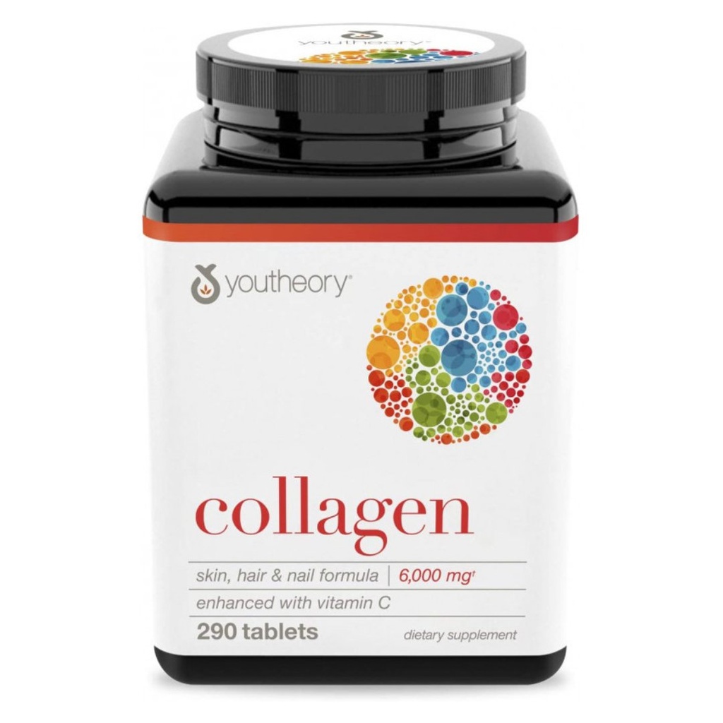 Colágeno 6000mcg / Youtheory /290 Tabletas