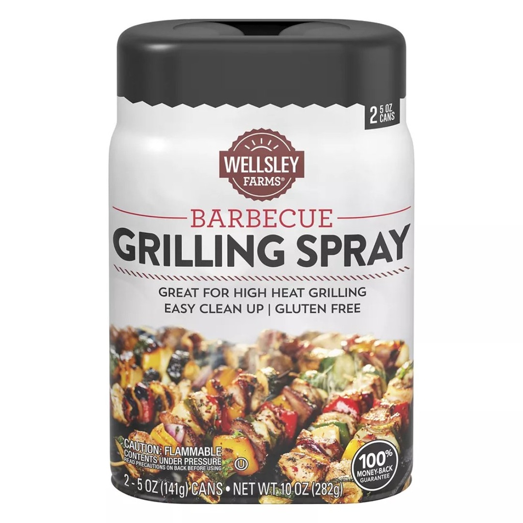 Barbecue En Spray Para Parrilla, Wellsley Farms / 2 Pack / 282g