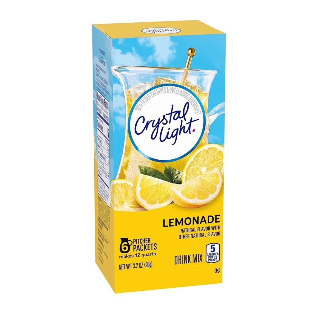 Crystal Light - Limonada / 6 Sobres / 90g