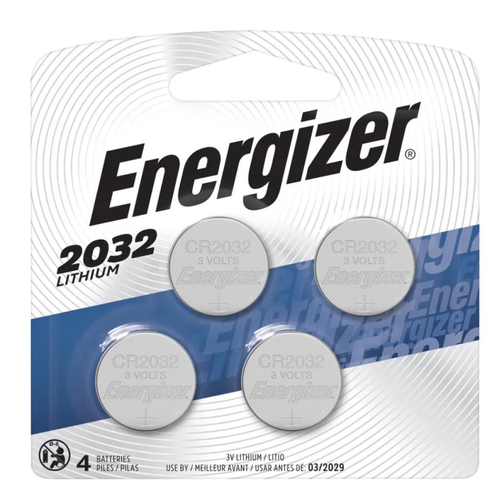 Bateria De Moneda CR2032 - Energizer / 4 Pack