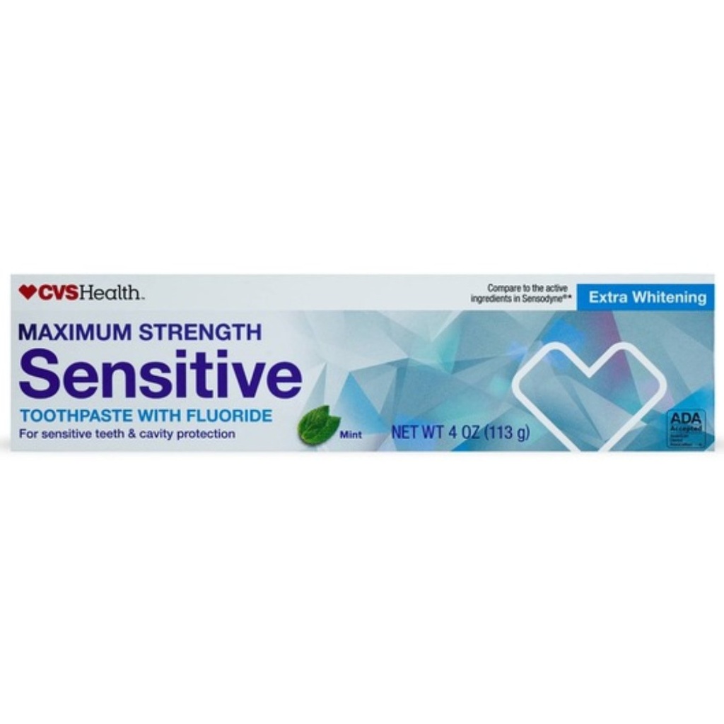 Pasta Dental Para Sensibilidades De Máxima Resistencia / CVS Health / 113g