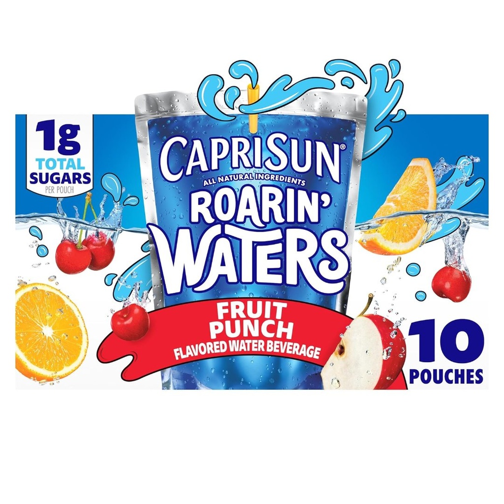 Jugo Capri Sun - Fruit Punch 1g Total De Azúcar / 10 Pack / 177mL
