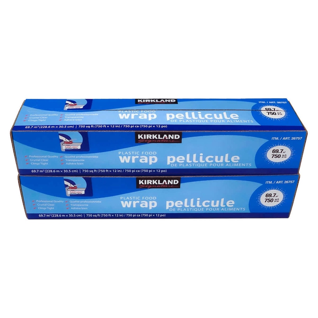 Papel Envoplast Para Alimentos / Kirkland Signature / 750ft x 12 in / 2 Pack