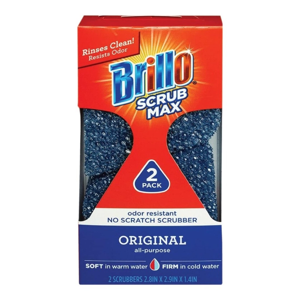 Esponja Original Brillo Scrub Max / 2 Pack