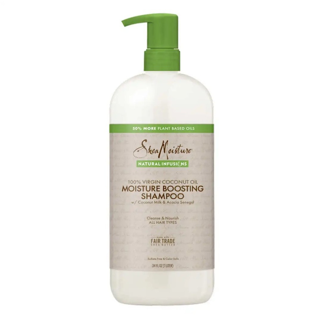 Champú Hidratante De Coco 100% Virgen / Shea Moisture / 1l