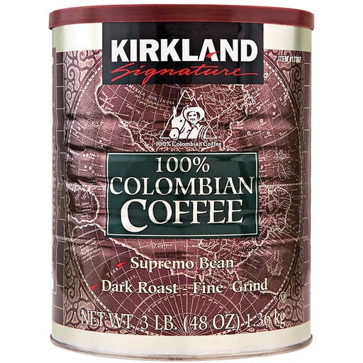 [096619177677] Café Molido Kirkland Dark Roast 1.36 Kg