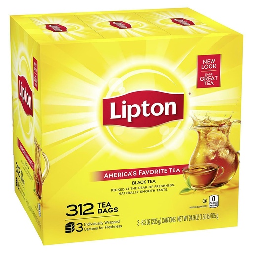 [041000731334] Te Lipton 3 Pack / 312 Sobres