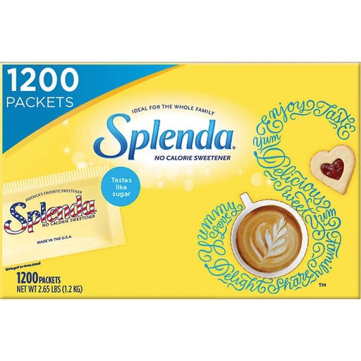 [722776001509] Edulcorante Splenda, 1200 Sobres / 1.2 Kg