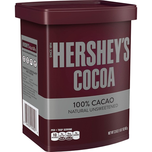 [034000058006] Cacao en Polvo Natural Hershey's, 652g
