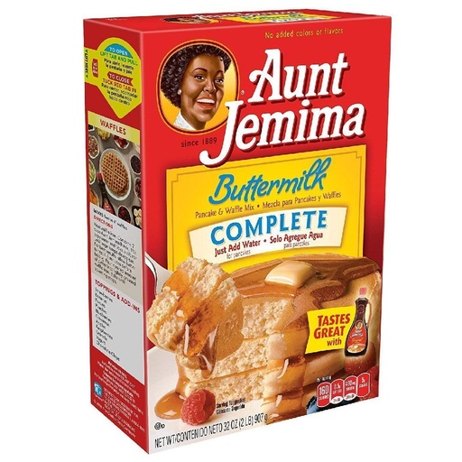 Mezcla de Panquecas De Leche De Mantequilla Completa Aunt Jemima, 2.26kg