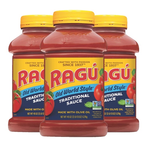 [036200013816] Salsa Ragú Tradicional 3 Pack / 1.27kg