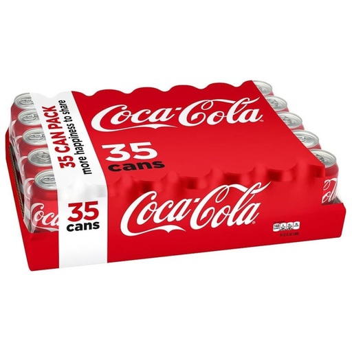 [049000058468] Coca Cola de Lata Sabor Original 35 Pack / 355ml